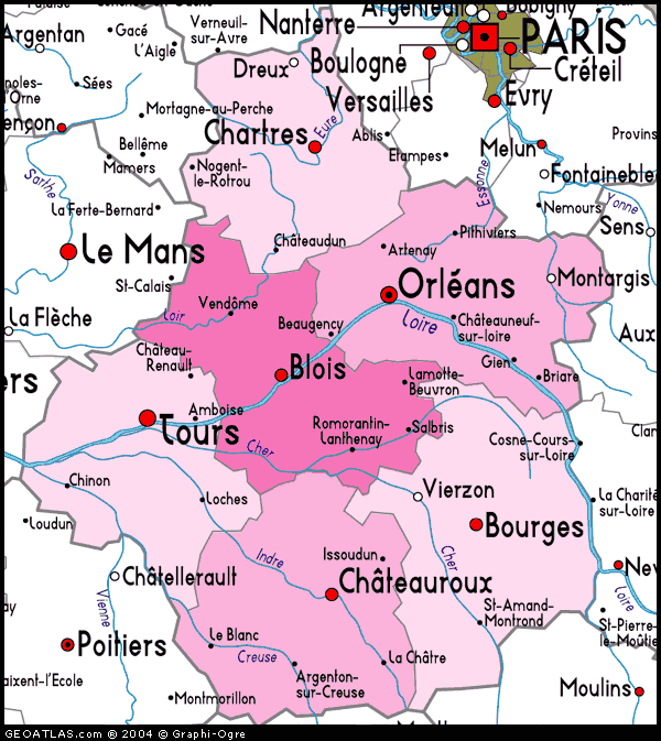Map of Centre